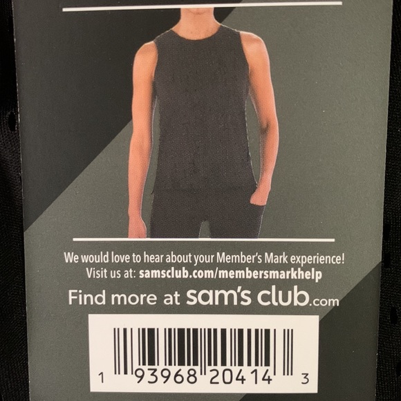 Members Mark perforated tank top - Picture 2 of 3